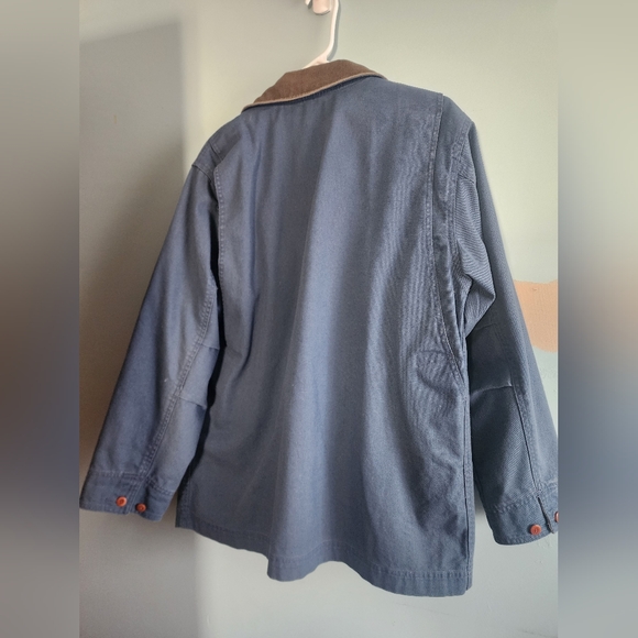 L.L. Bean Women's Blue 1980s 1990s Heavy Vtg Barn Chore Jacket Medium - Picture 6 of 6